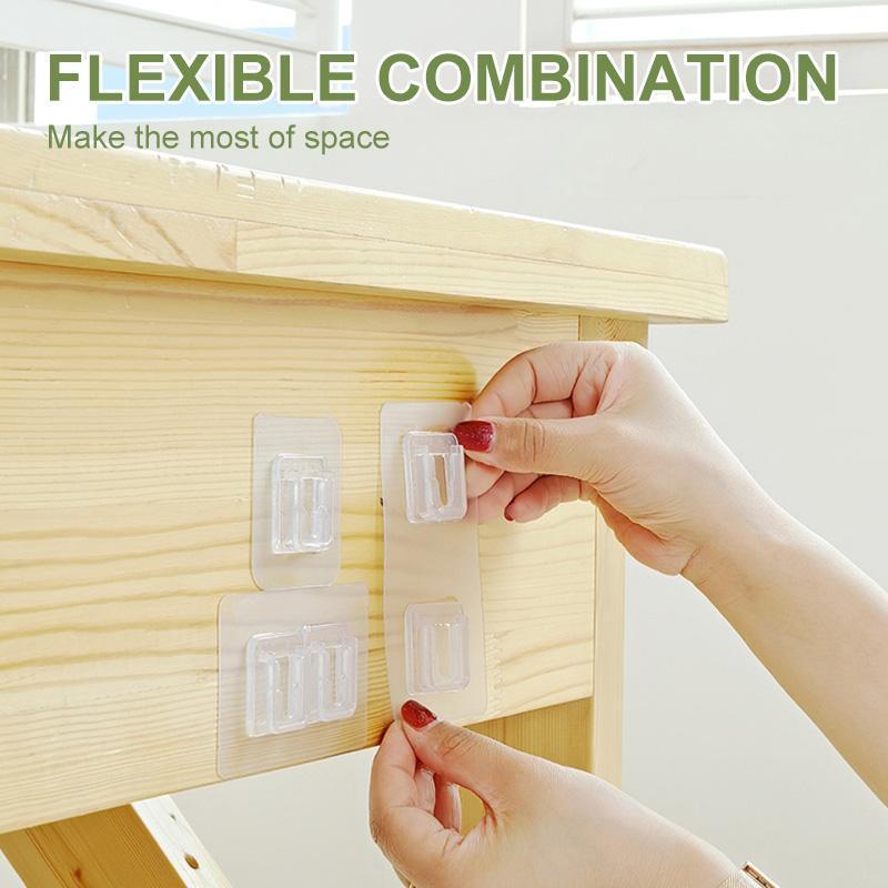 Doppelseitige Klebehaken für eine bohrfreie Aufbewahrung