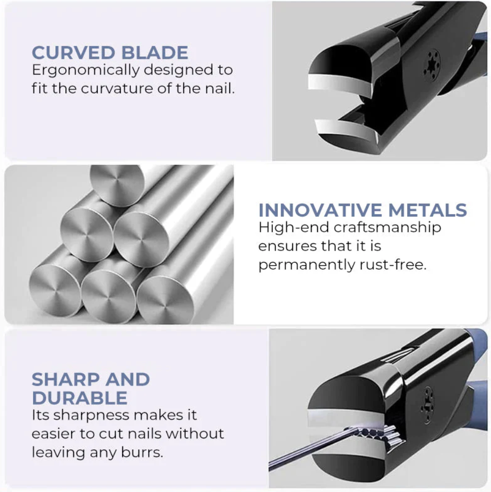 Anti-spatters nagelknipper, precies en praktisch