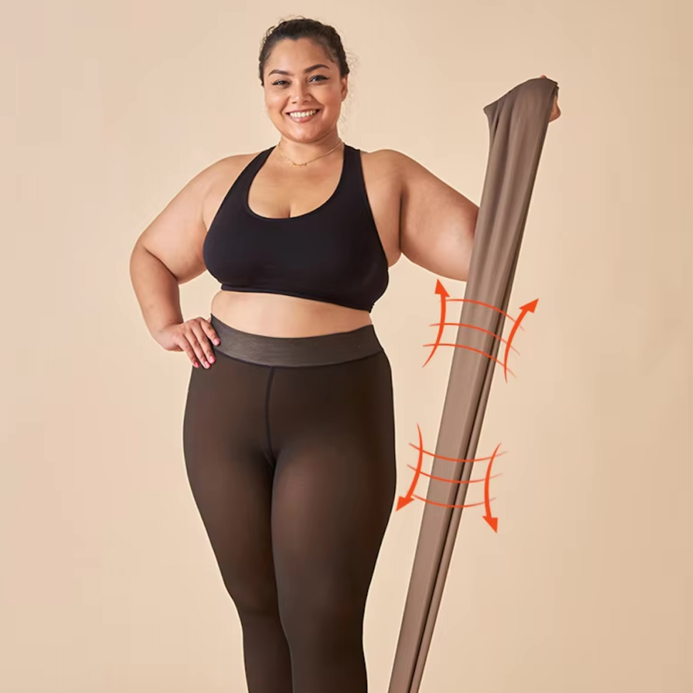 The transparent polar tights