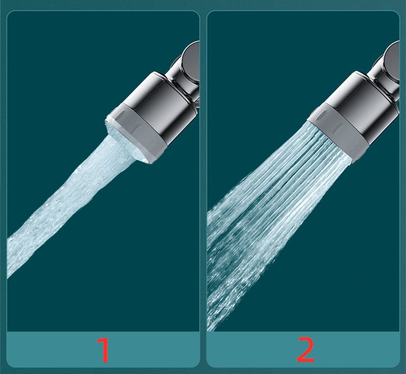 Draaiende kraanverlenging voor gemakkelijke reiniging